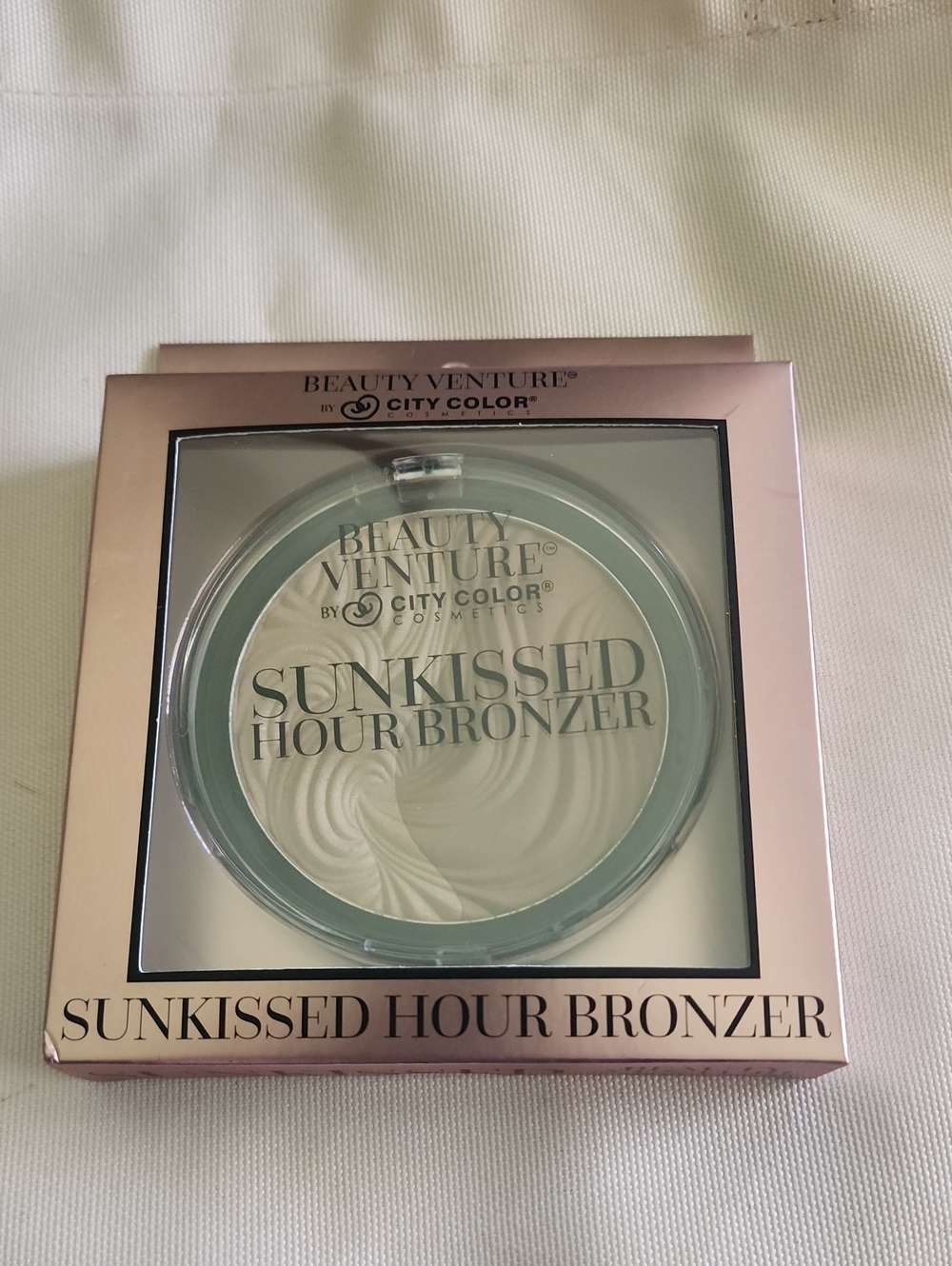 City Color Sunkissed Hour Bronzer - Mint & Champagne Tones